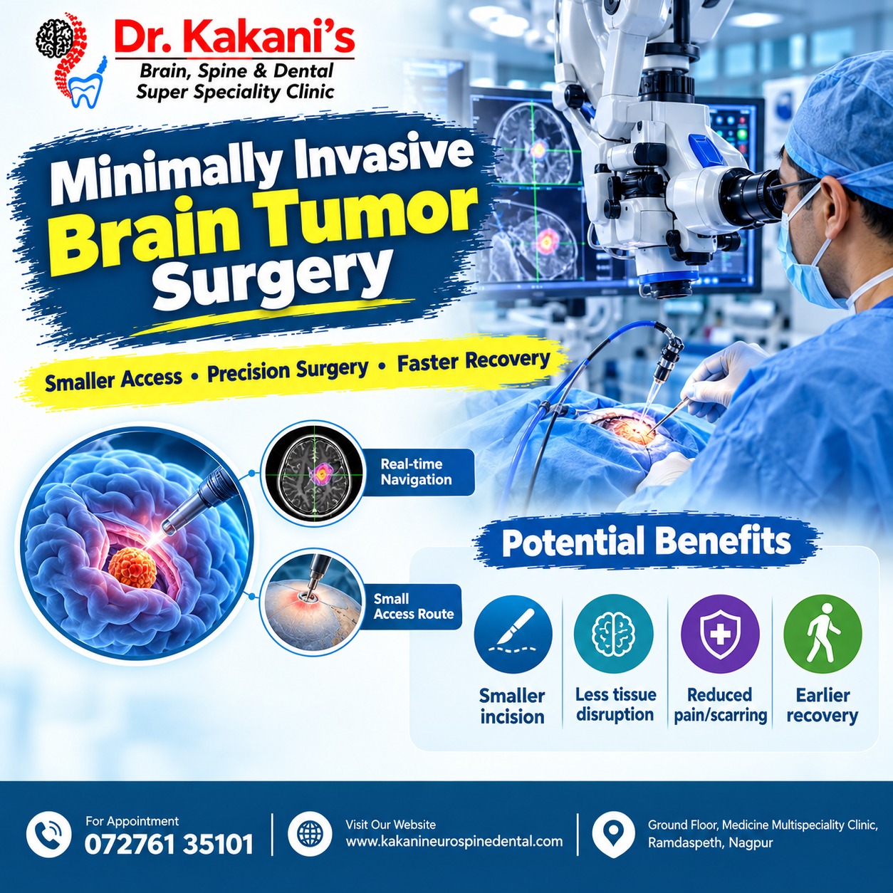Minimally Invasive Brain Tumor Surgery